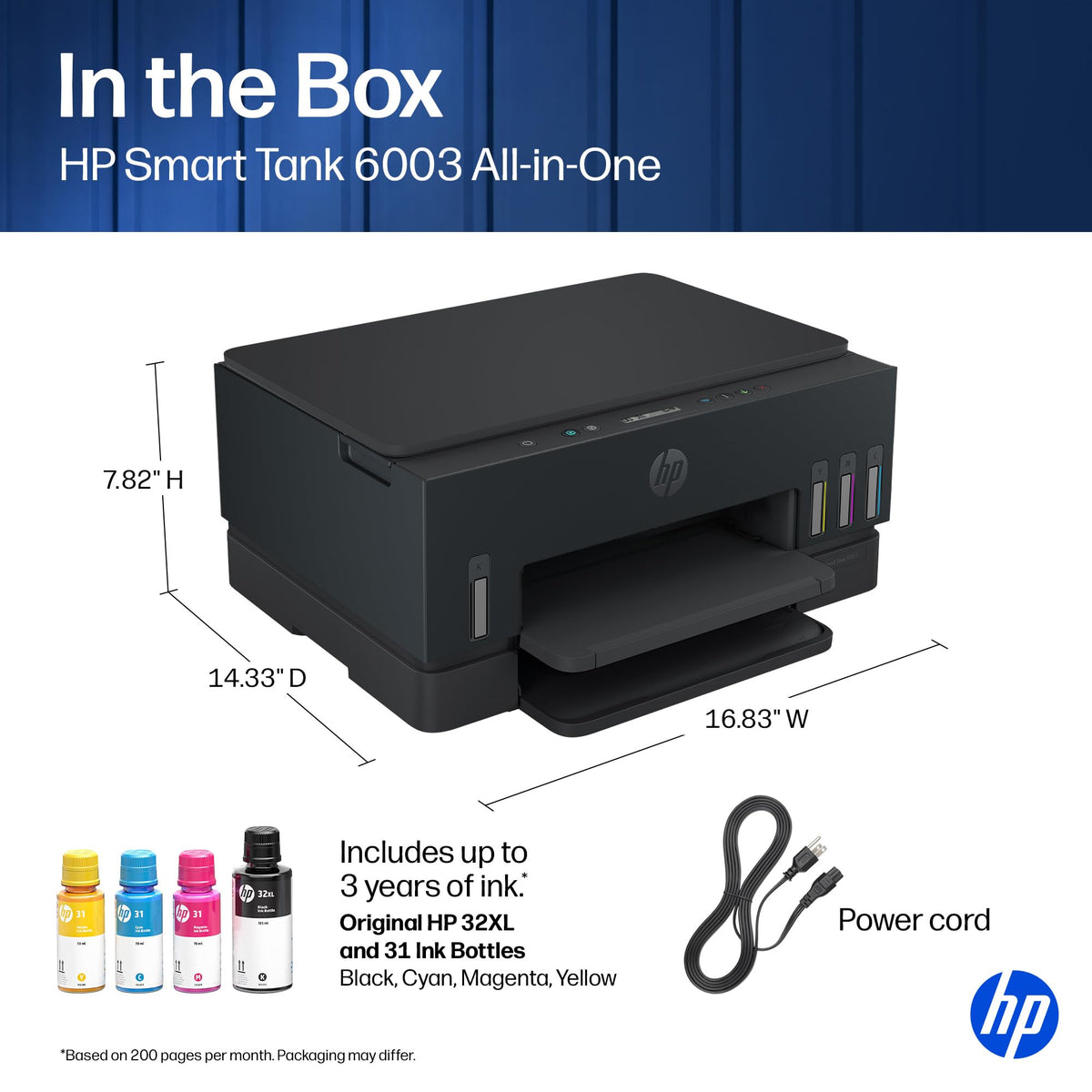HP Printer D35XXA#B1H, one size – view 5