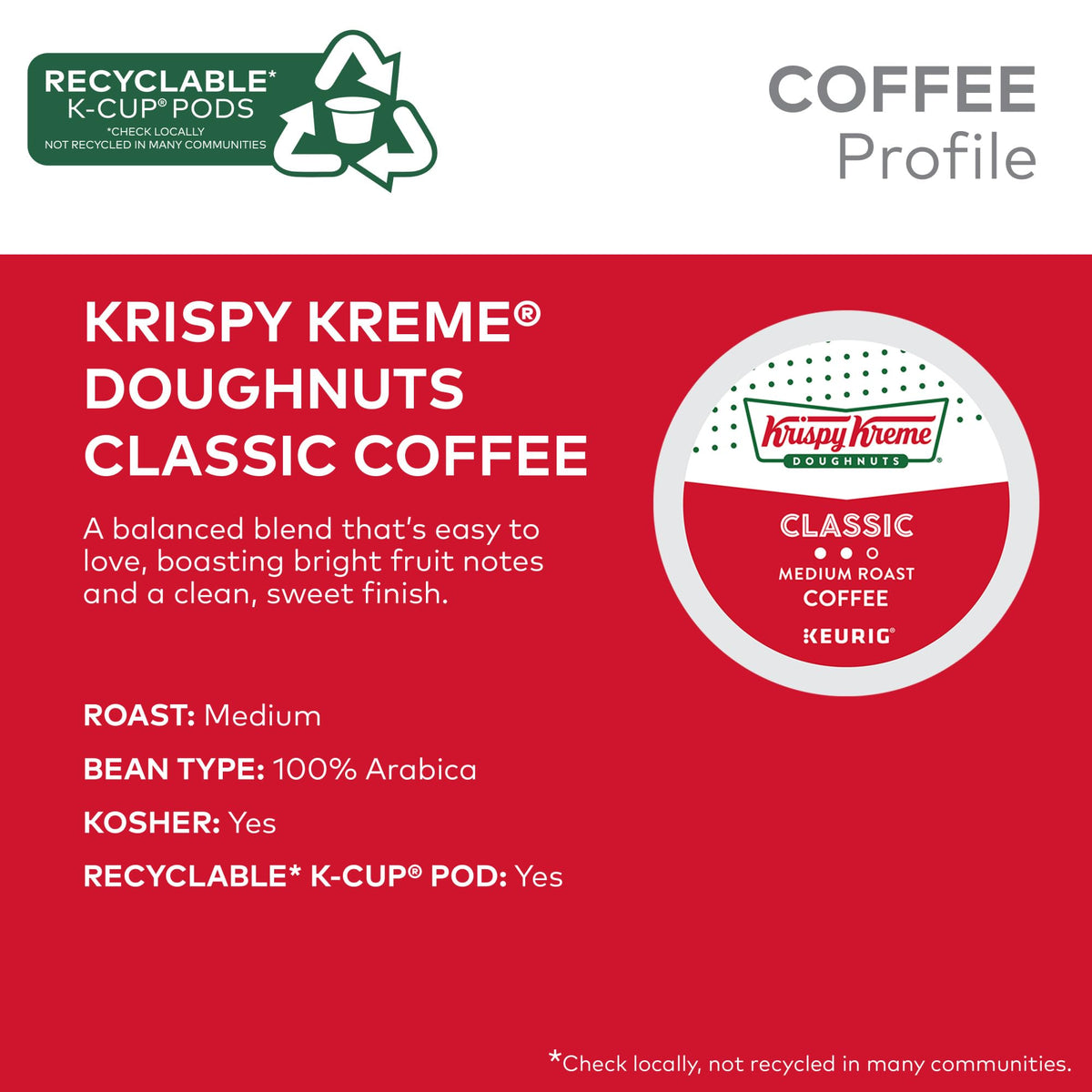 Krispy Kreme Coffee 114576, 24 Count (Pack of 4), 96 Count – view 3