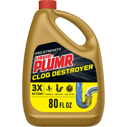 Liquid-Plumr Drain Opener Substance 4460000227, 80 Fl Oz
