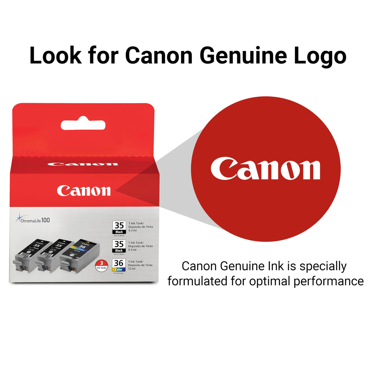 Canon Inkjet Printer Ink 1509B007, 3 Count – view 4