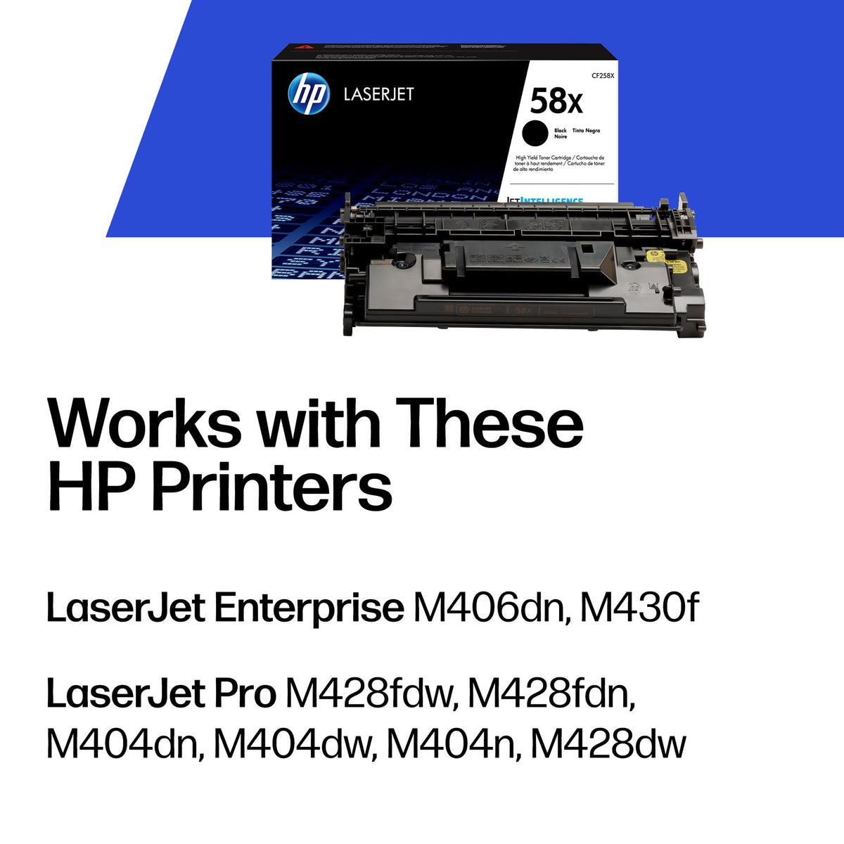 HP Laser Printer Toner CF258X, One Size – view 2