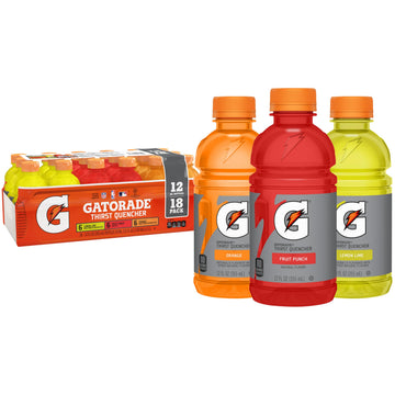 Gatorade Drink Flavored 484326968076, 12 Fl Oz (Pack of 18)