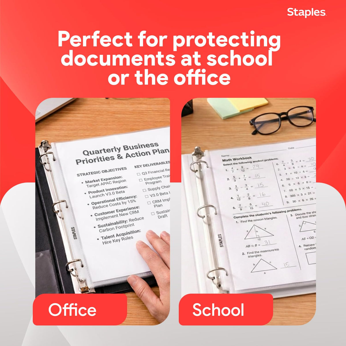 Staples Card Document Sleeve 10525, 200 Count – view 7