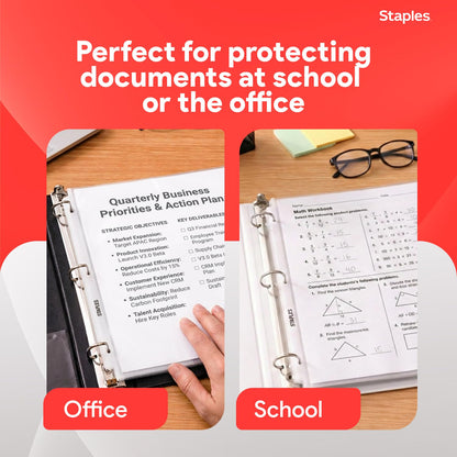 Staples Card Document Sleeve 10525, 200 Count – view 7