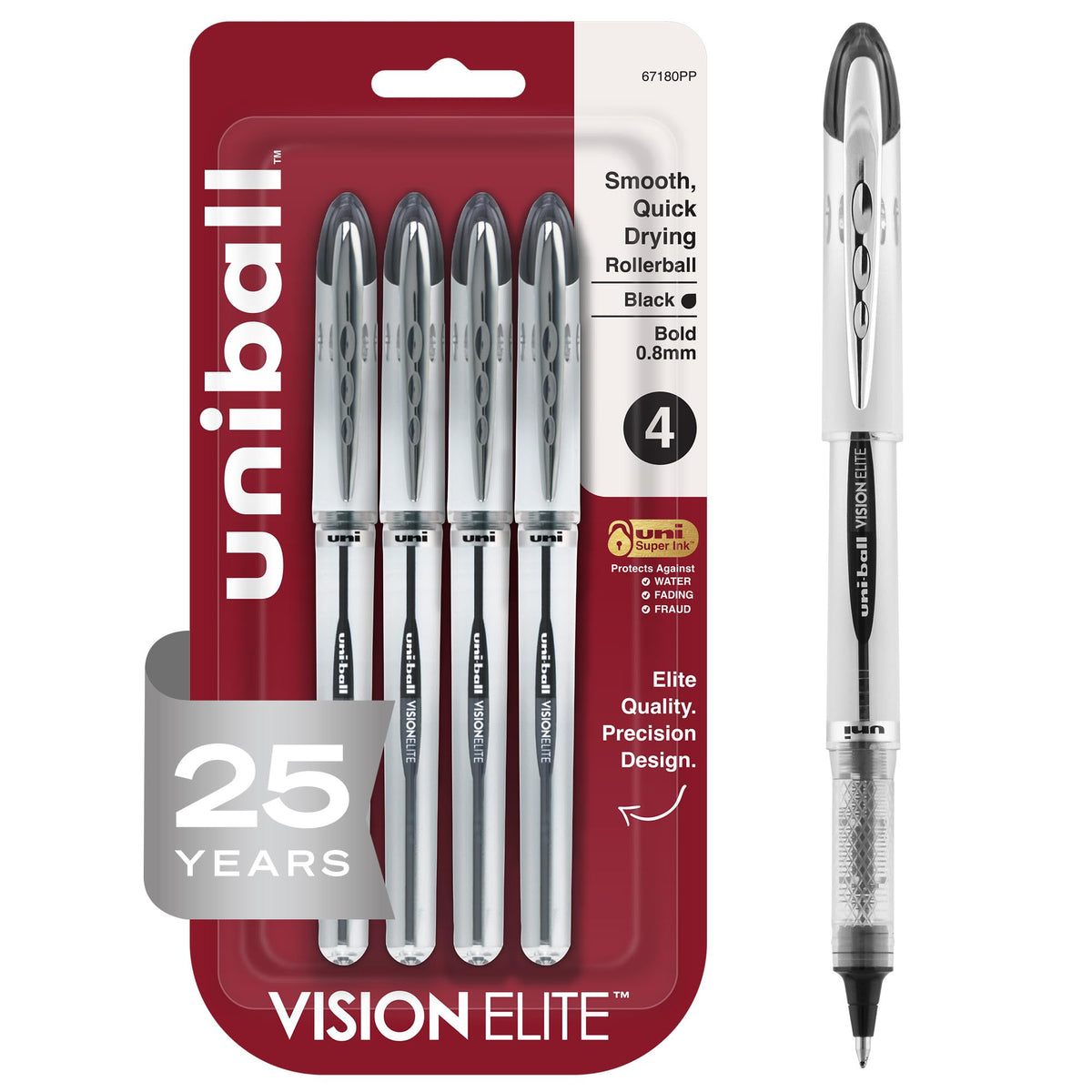 Uni-Ball Writing Instrument 67180PP, 4 Count