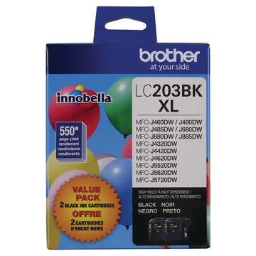 Brother Inkjet Printer Ink LC2032PKS, 1100 Pages, 2 Count