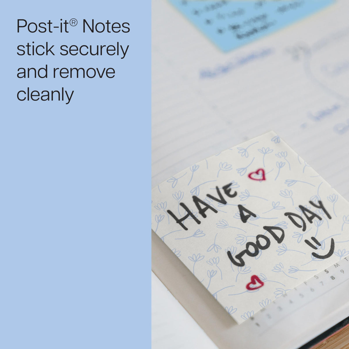 Post-it Self Stick Note 3321-PP-BC, 2.9" x 3" – view 4