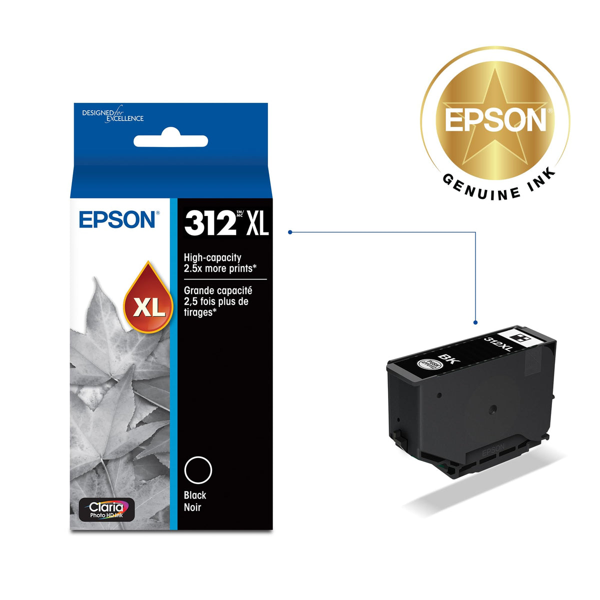 Epson Inkjet Printer Ink T312XL120-S, High Capacity – view 2
