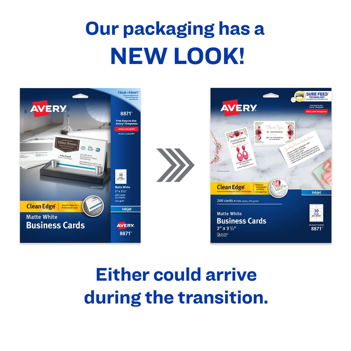 Avery Card Stock 8871, 200 cards – view 2