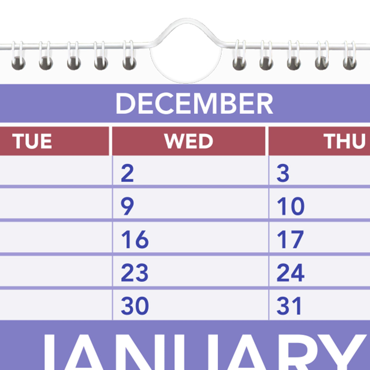 AT-A-GLANCE Calendar PM628, 15.5"W x 22.75"H – view 4