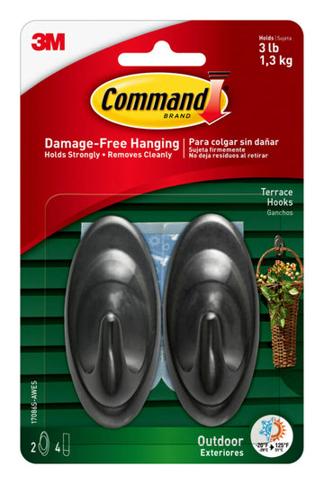Command Storage Hook 17086S-AWESAZ, Medium, 2 Count