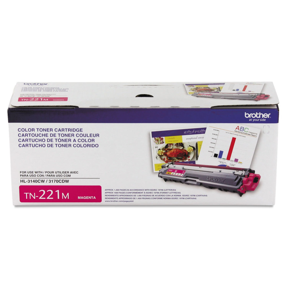 Brother Laser Printer Toner TN221M