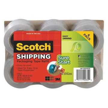 Scotch Adhesive Tapes DP1000RF6, 1.88" x 75 ft, 6 Count