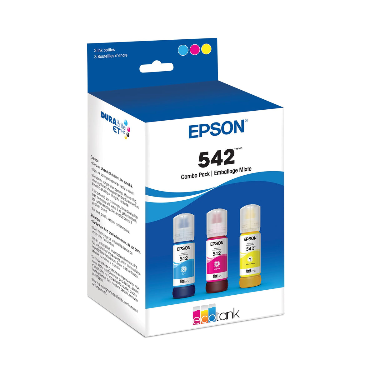 Epson Inkjet Printer Ink T542520-S, Standard, 3 Count