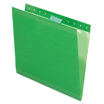 Pendaflex File Folder 04152 1/5 BGR, Letter, 25 Count