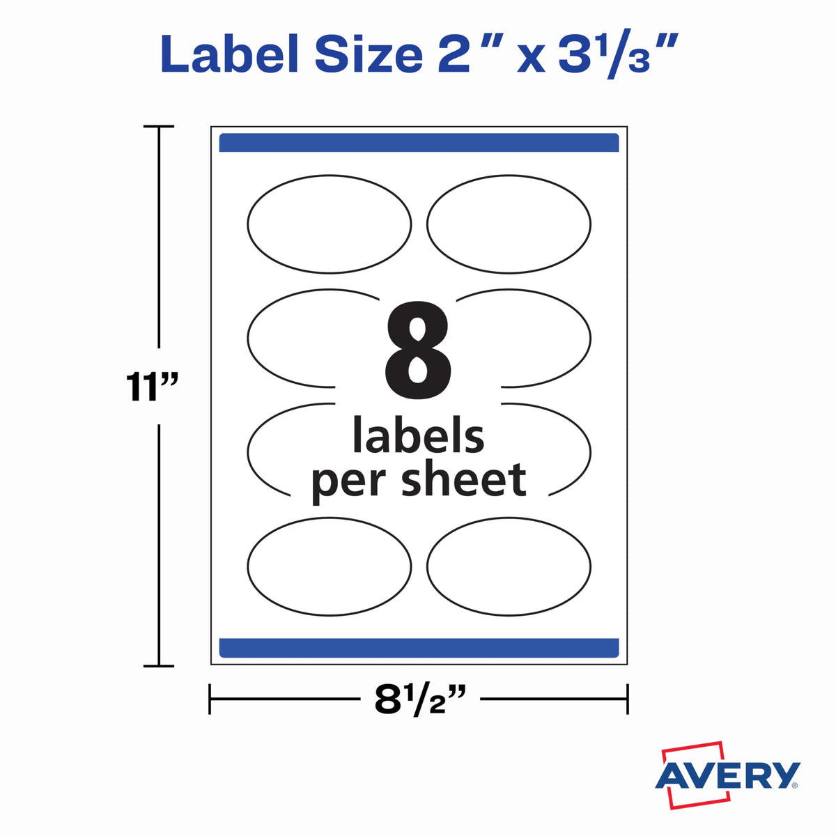 Avery Label 22570, 2" x 3-1/3" – view 6