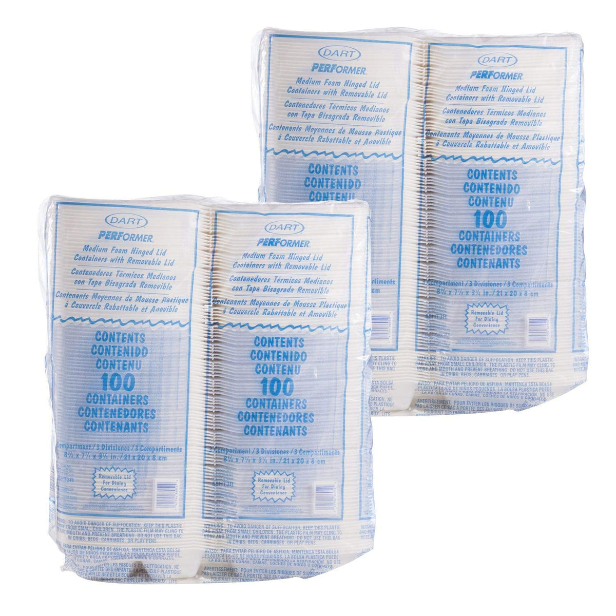 DART Food Storage Container 85HT3, 8.50 Inch, 200 Count – view 2