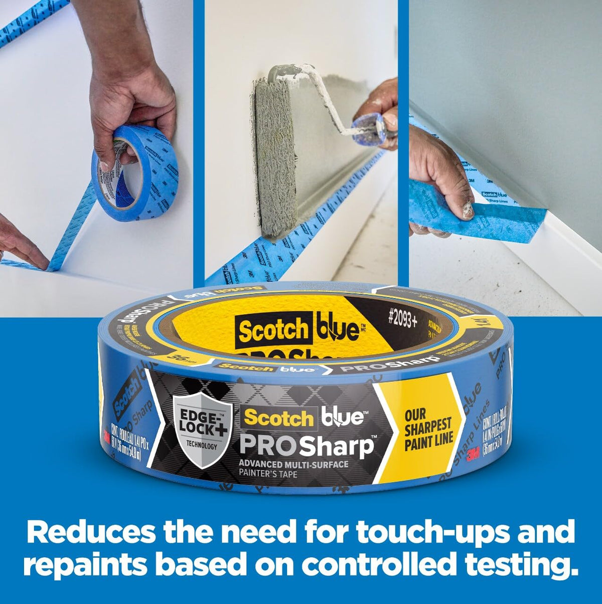 ScotchBlue Adhesive Tapes 2093+-24EC, 0.94 in x 60 yd – view 4