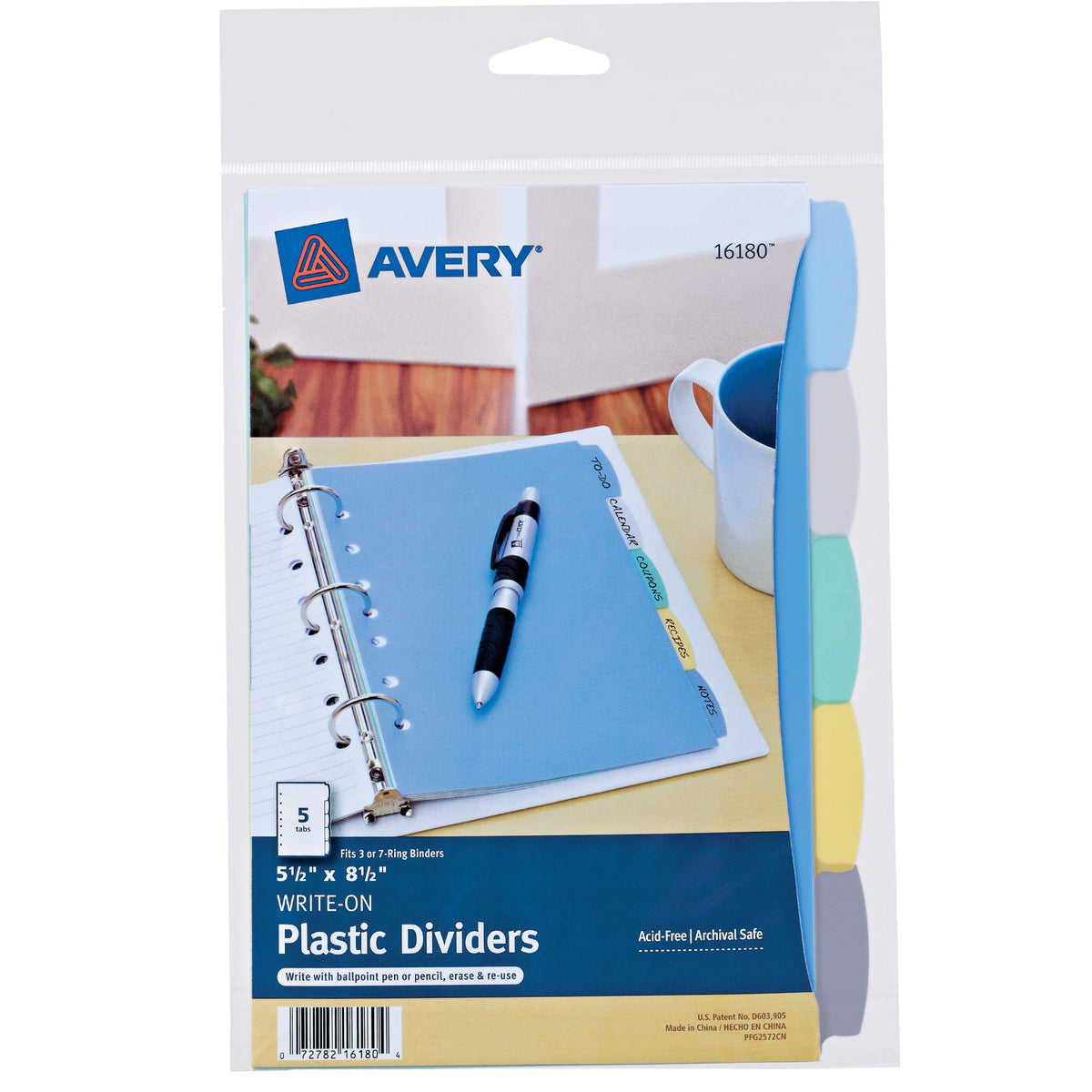Avery Binder Divider 16180, 5.5 x 8.5 in