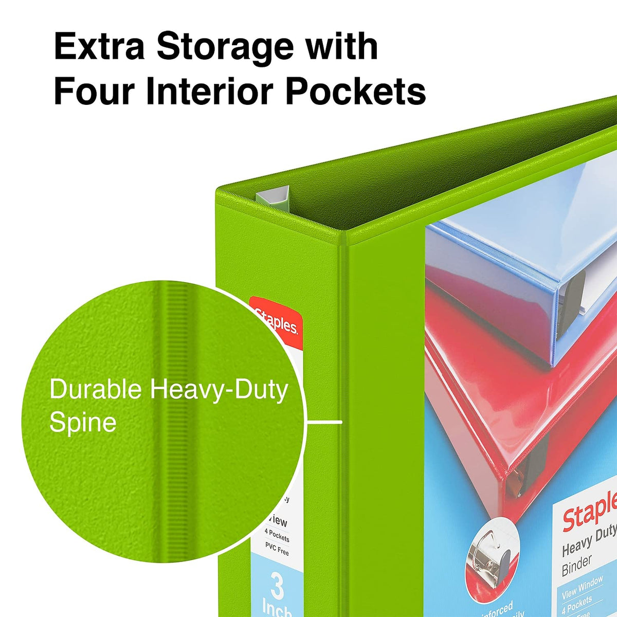 STAPLES Storage Binder ST56322-CCVS, 3-Inch – view 4