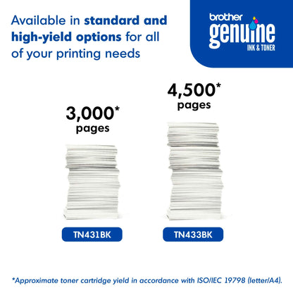 Brother Laser Printer Toner TN431BK, Standard Yield – view 6