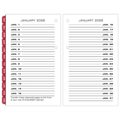 AT-A-GLANCE Calendar E01750 – view 4