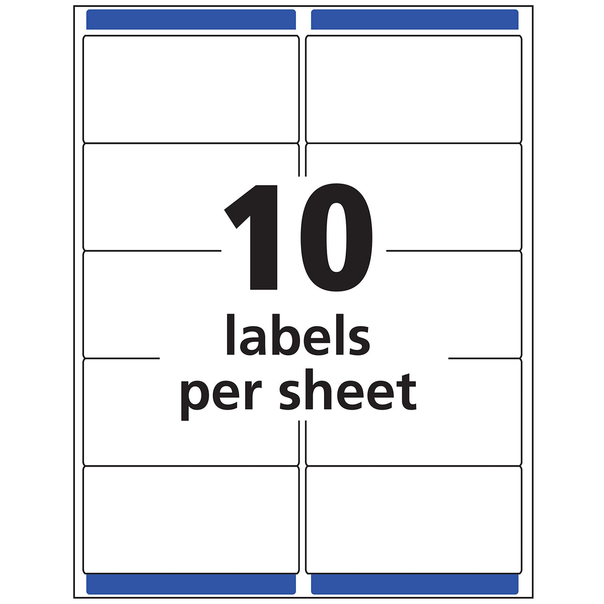 Avery Label 8663, 2" x 4", 250 Count – view 6