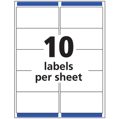 Avery Label 8663, 2" x 4", 250 Count – view 6