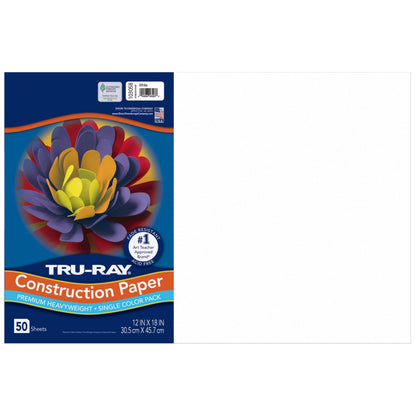 Tru-Ray Art Media Paper P103058, 12" x 18", 50 Count