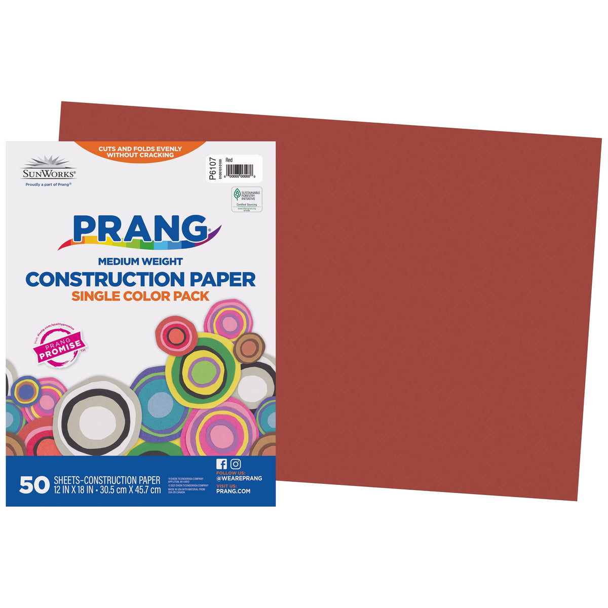 Prang Art Media Paper P6107, 50 Sheets