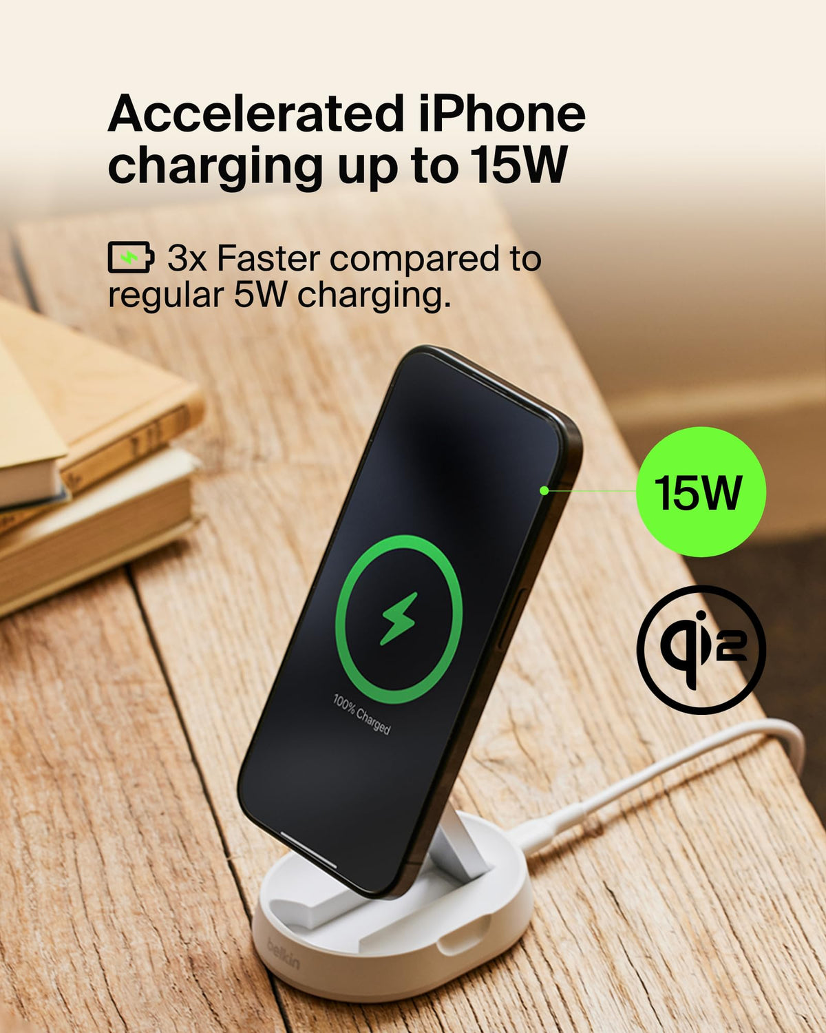 Belkin Charging Adapter WIA008ttWH – view 2