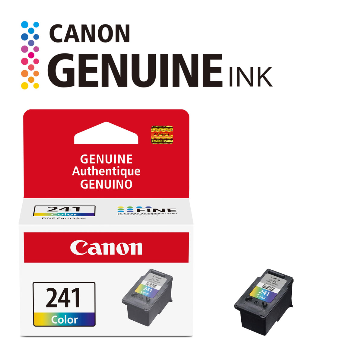 Canon Inkjet Printer Ink CL241, CL-241 Color – view 2