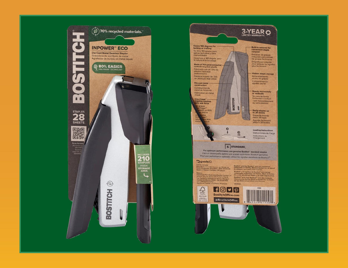 Bostitch Stapler 1100, Plastic-Full Strip – view 8