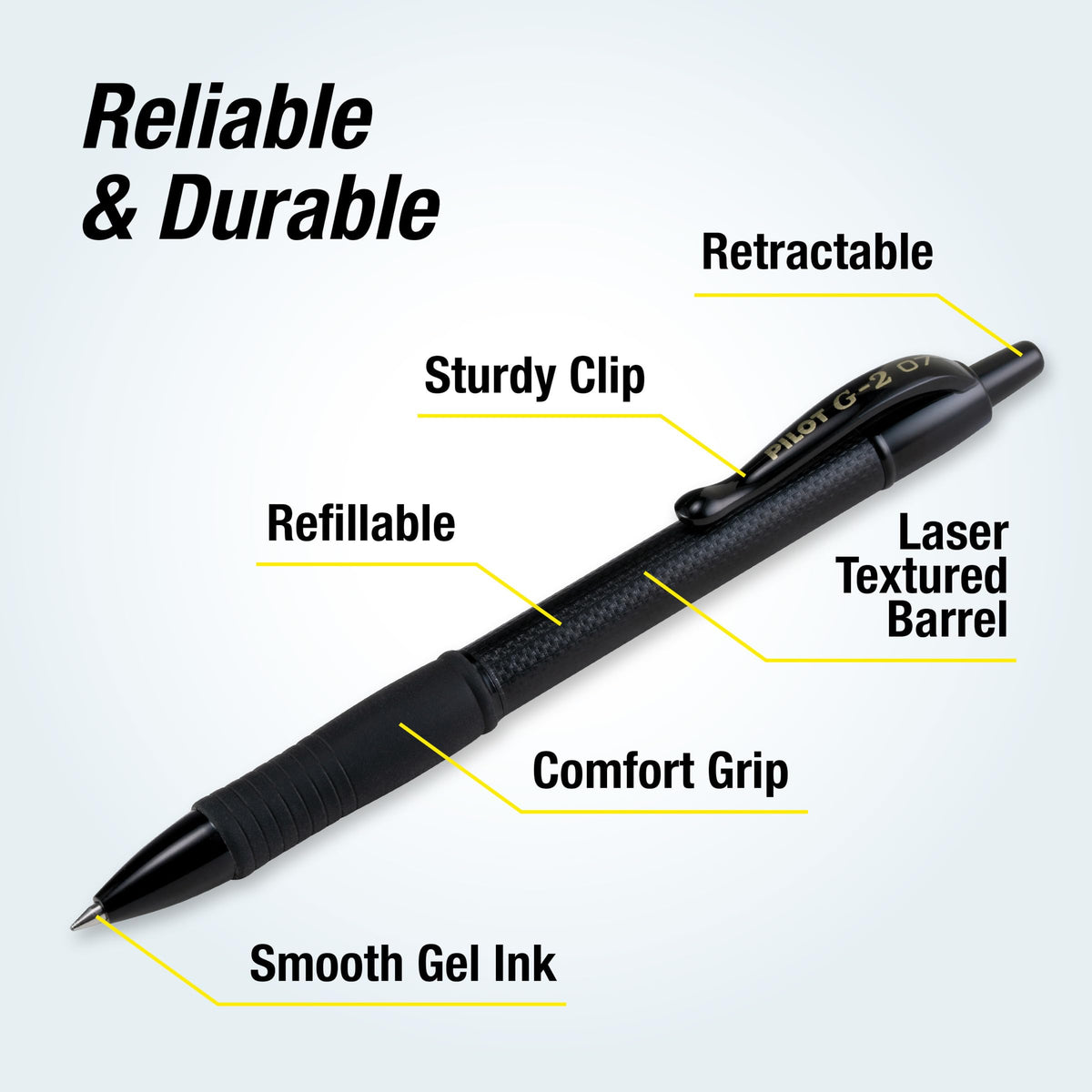 PILOT Writing Instrument GEC--BLKF, 12 Count – view 4