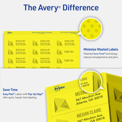 Avery Label 5972, 1 in. x 2-5/8 in., 750 Count – view 4