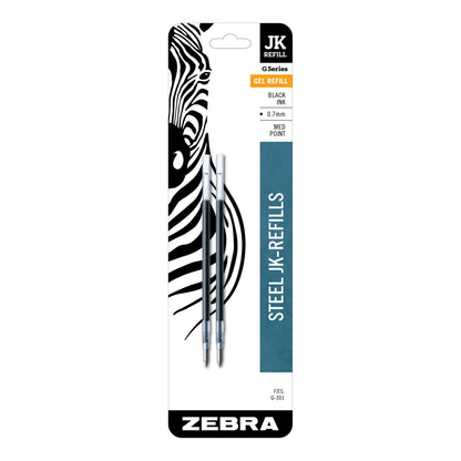 Zebra Pen Pen Marker Ink Cartridge Refill 88112, 2-Pack Black