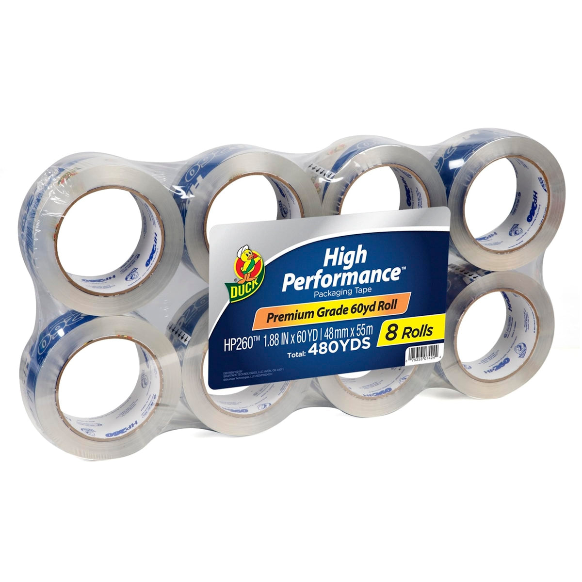 Duck Adhesive Tapes 1067839, 8 Rolls