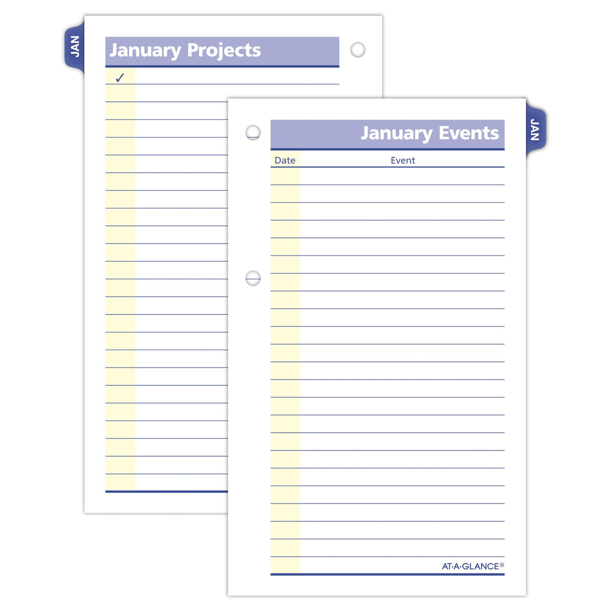 AT-A-GLANCE Calendar E51750, 3.5" x 6" – view 3