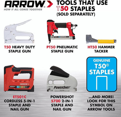 Arrow Fastener Hardware Staple 506, 3/8 in. – view 3