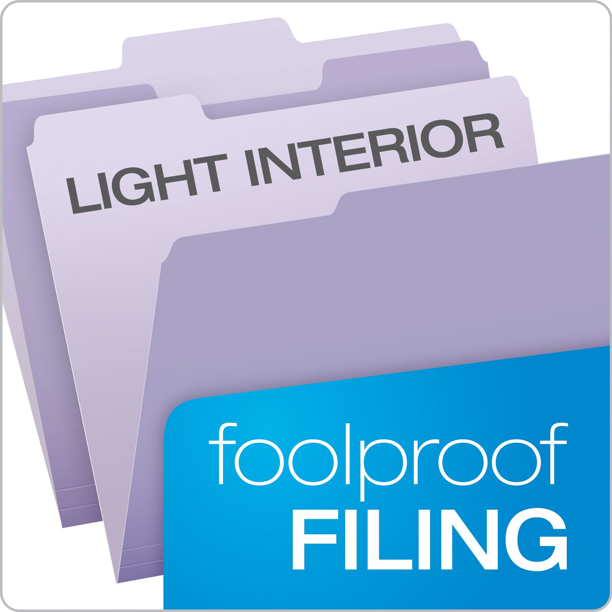 Pendaflex File Folder 152 1/3 LAV, 1 Box – view 3