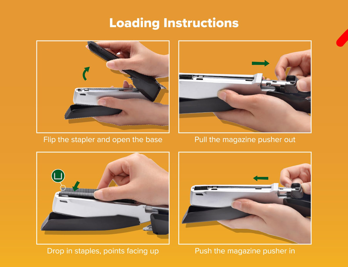 Bostitch Stapler 1100, Plastic-Full Strip – view 7