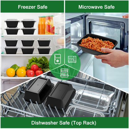 Dealusy Food Storage Container MPC24, 24 oz, 50 Count – view 5