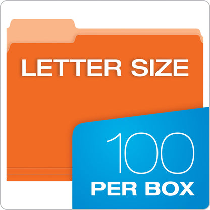 Pendaflex File Folder PFX152 1/3 ORA, 1 Box, 100 Count – view 6