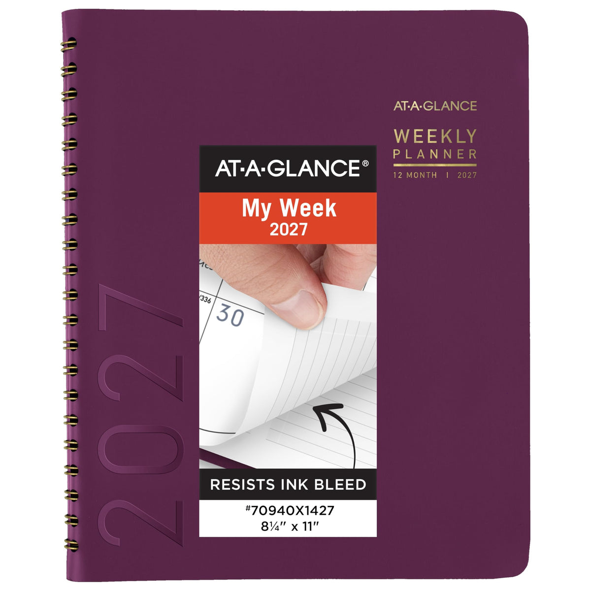 AT-A-GLANCE Planner 70940X14, 8.25" x 11"