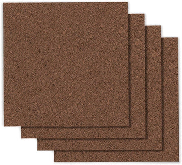 Quartet Pinboard 101, 12" x 12", 4 Count