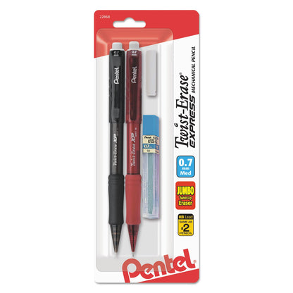 Pentel Writing Instrument QE417LEBP2, 2 Count