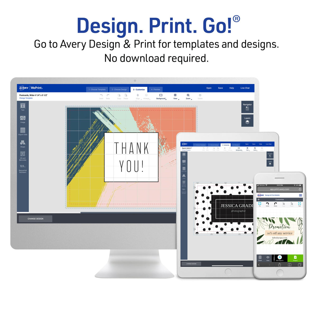 Avery Card Stock 5011, 1-7/16" x 3-3/4" - 150 Cards – view 9