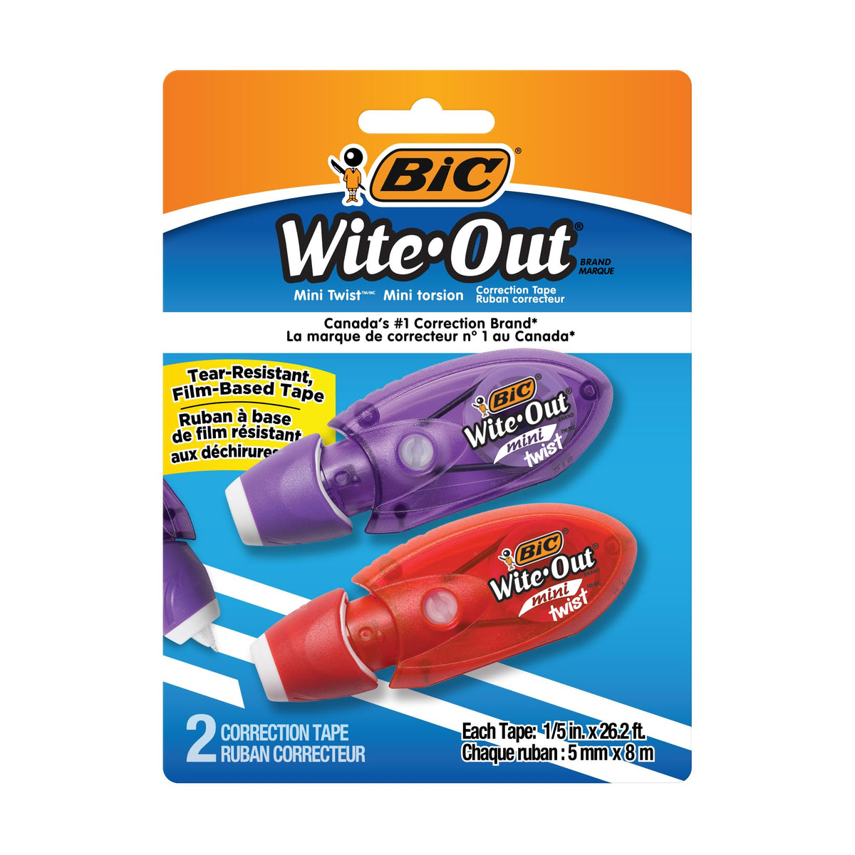BIC Correction Material WOMTP21, 2 Count (Pack fo 1)