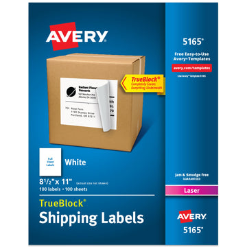 Avery Label 5165, 100 Count
