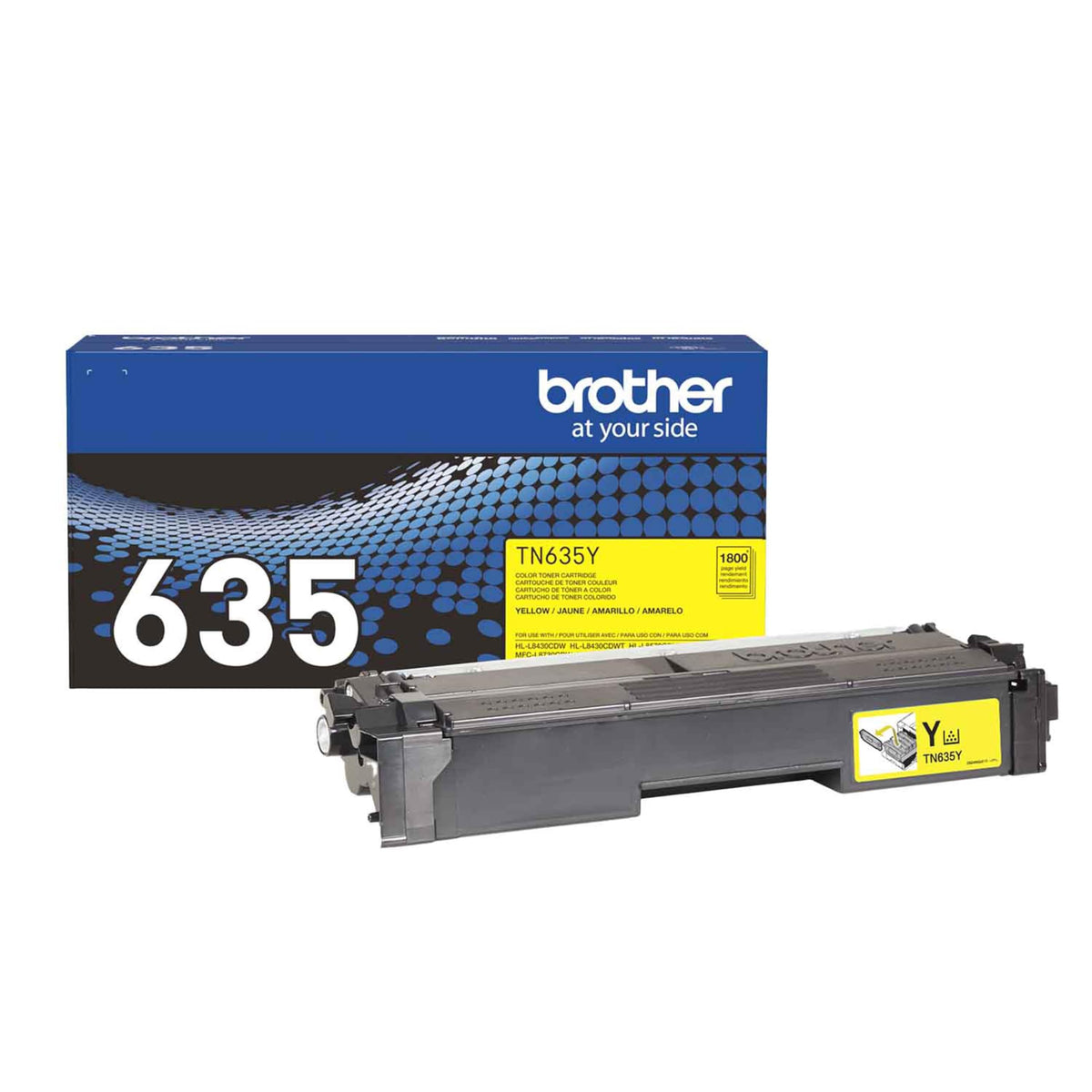Brother Laser Printer Toner TN635Y, Standard Yield